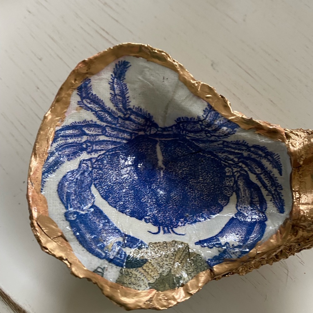 Oyster shell ring dish